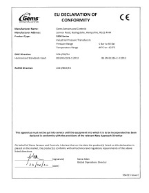 Gems Sensors Product Resource, 3500 Series RoHS 3 Certificate  Thumbnail image
