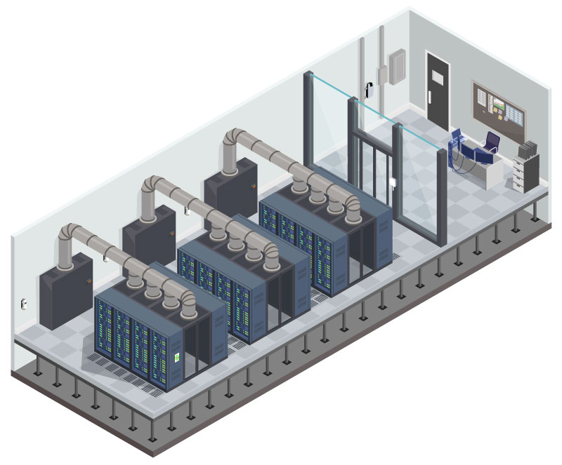 Data Center Cooling Diagram