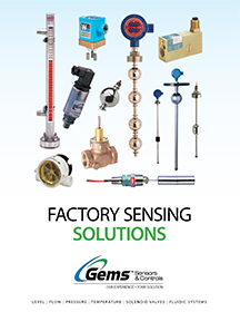 Factory Sensing Solutions Brochure Thumbnail image