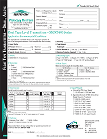 XM/XT-800 Order Form Thumbnail image
