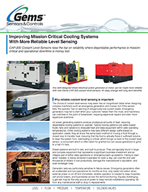 Improving Mission Critical Cooling Systems with More Reliable Level Sensing  Thumbnail image