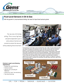 Fluid Level Sensors in Oil & Gas Thumbnail image