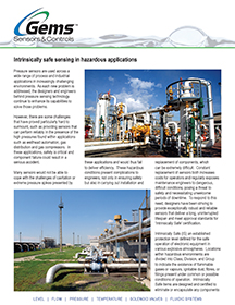 Intrinsically Safe Sensing in Hazardous Applications Thumbnail image